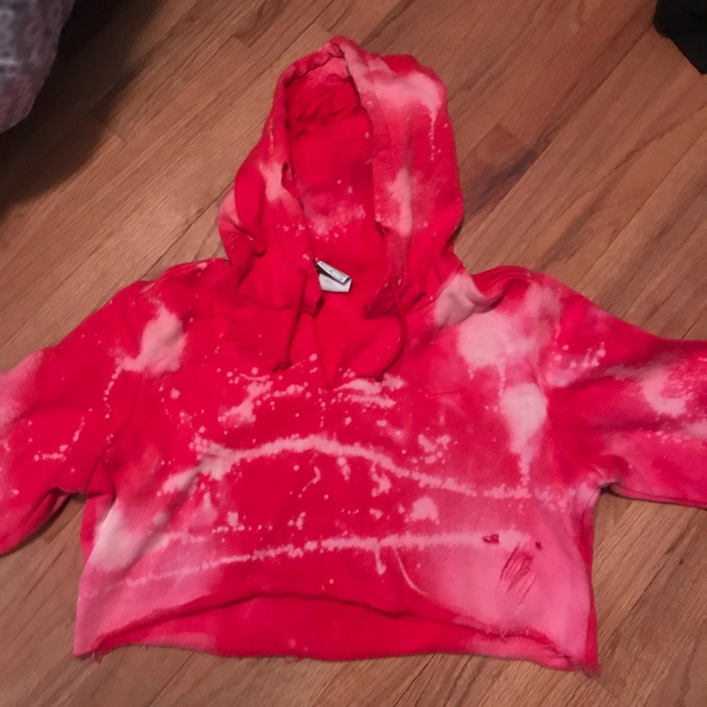 Custom made Nike cropped sweatshirt